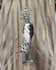 Maroon Paisley Velvet Caftan with Napoleon Artwork
