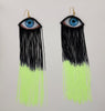 Velvet Eye Earrings with Swarovski Crystals (Multiple Color Choices)