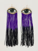 Velvet Applique Earrings (Multiple Color Options)
