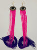 Velvet Eye Appliqué Earrings with Two Crystals (Multiple Color Options)