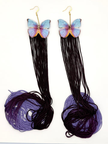 Butterflies with Long Fringe (Multiple Color Options)