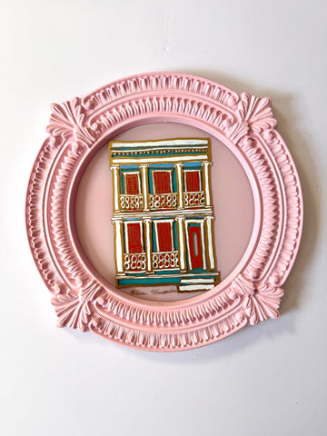 Large Round House Paintings (Multiple Color Options)