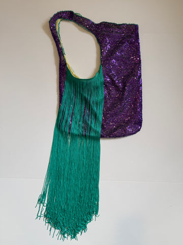 Purple Sequin Carnival Bag