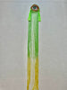 Green/Yellow Ombre Fringe Eye Brooch/Ornament