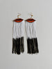 Velvet Lip Earrings with 8" Fringe (Multiple Color Options)
