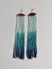Velvet Lip Earrings with 8" Fringe (Multiple Color Options)