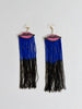 Velvet Lip Earrings with 8" Fringe (Multiple Color Options)