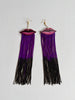 Velvet Lip Earrings with 8" Fringe (Multiple Color Options)