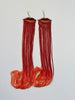 Velvet Lip Earrings 18"-24" Fringe (Click for Multiple Color Options)
