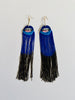 Velvet Lip Earrings with 8" Fringe (Multiple Color Options)