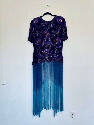 Vintage Top with Fringe