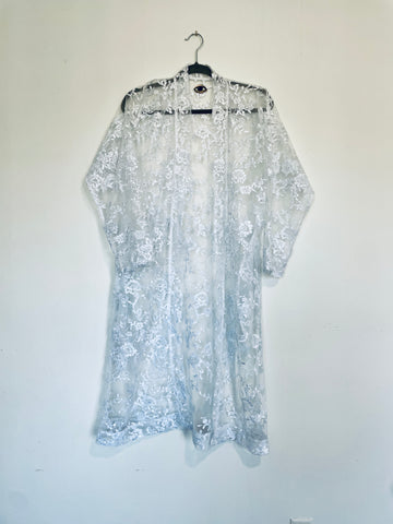 White Lace Caftan