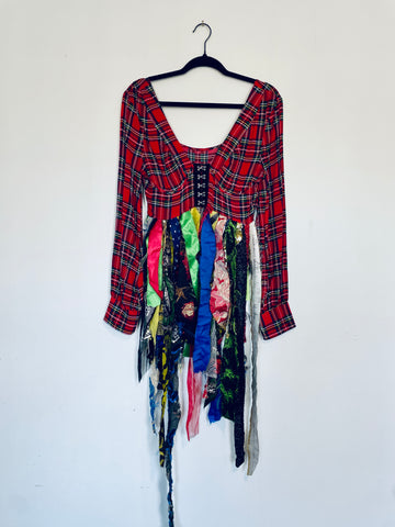 Remnant Plaid Top