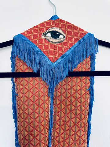 Rust and Blue Vestment