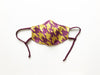 Houndstooth Brocade Face Mask with Straw Hole (Click for more color options!)