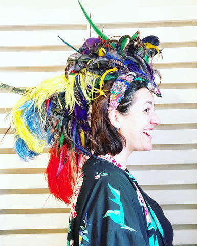 Mardi Gras Headdress Workshop 8 - February 3,2023 from 6pm-8pm