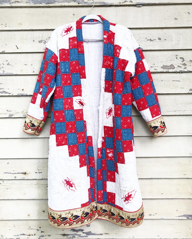 Quilted Beetle Caftan