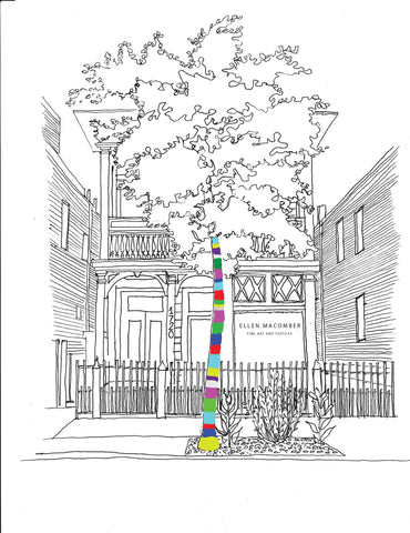 Custom Pen and Ink Architectural Rendering