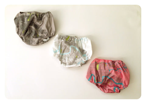 New Orleans Map Baby Bloomers